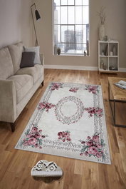 Conceptum Alfombra de Pasillo Hmnt876 Multicolor 100 x 150 cm